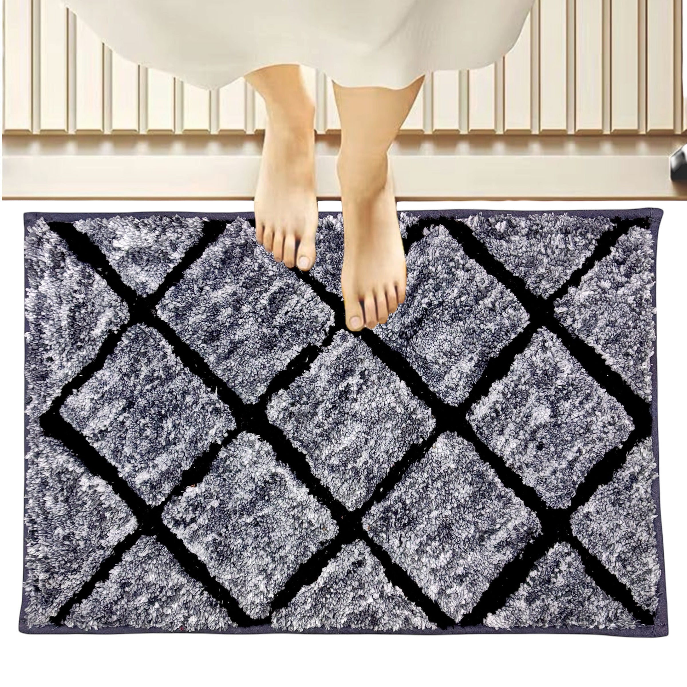 Microbliss Microfiber Bathmat set of 2 pcs (16"x24")