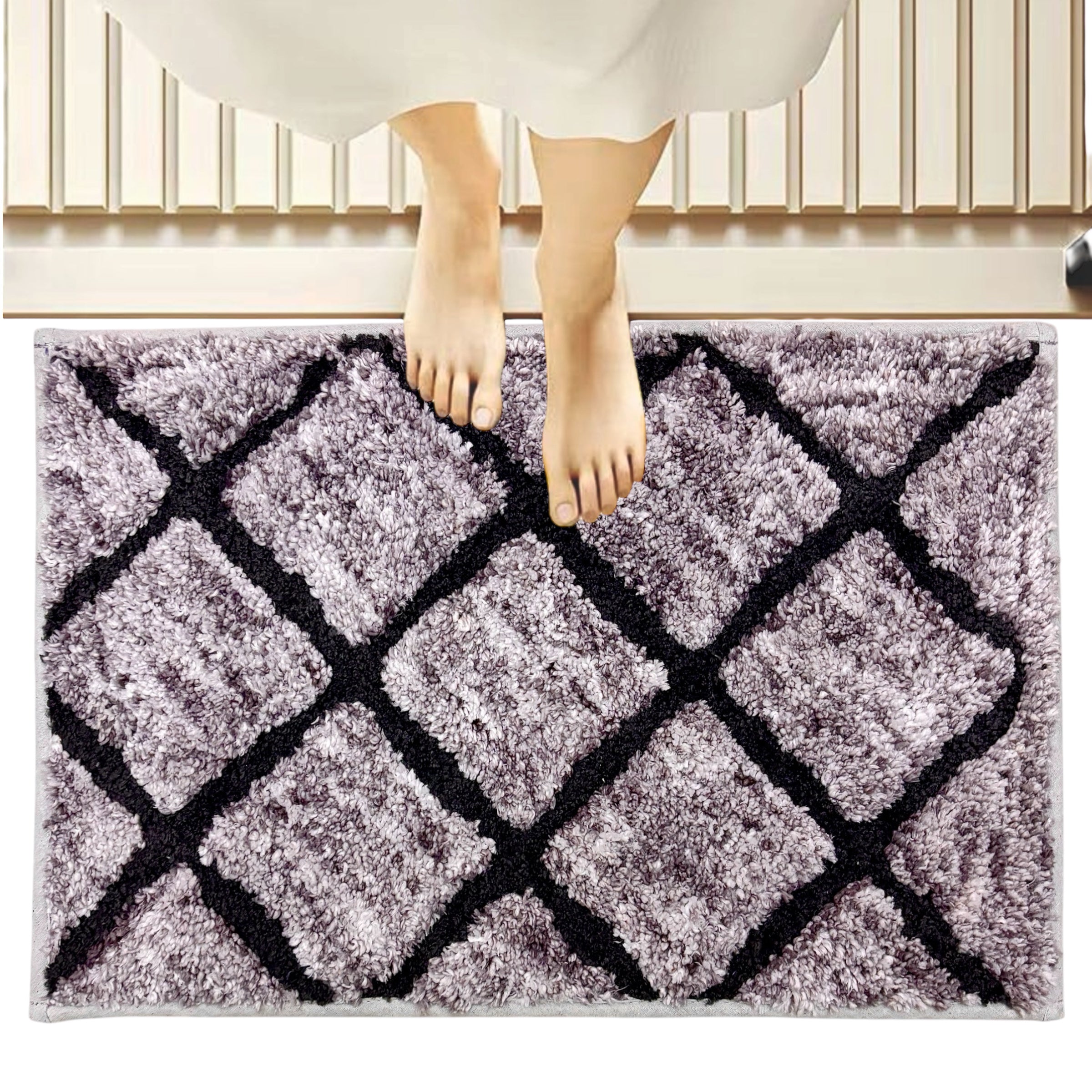 Microbliss Microfiber Bathmat set of 2 pcs (16"x24")