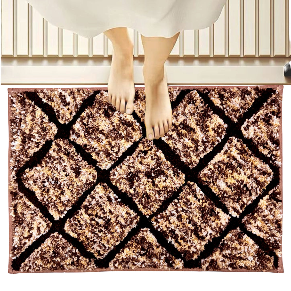 Microbliss Microfiber Bathmat set of 2 pcs (16"x24")