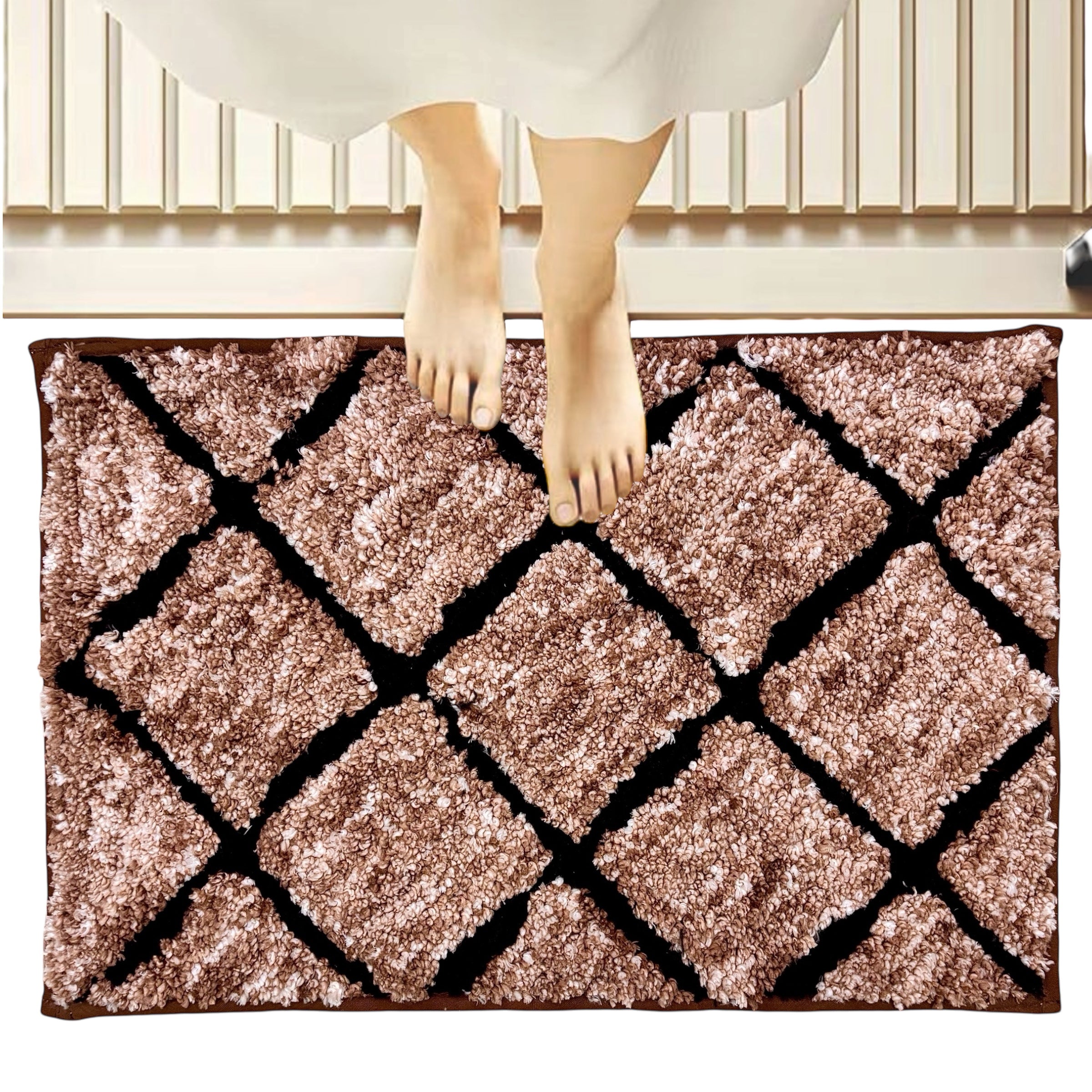 Microbliss Microfiber Bathmat set of 2 pcs (16"x24")