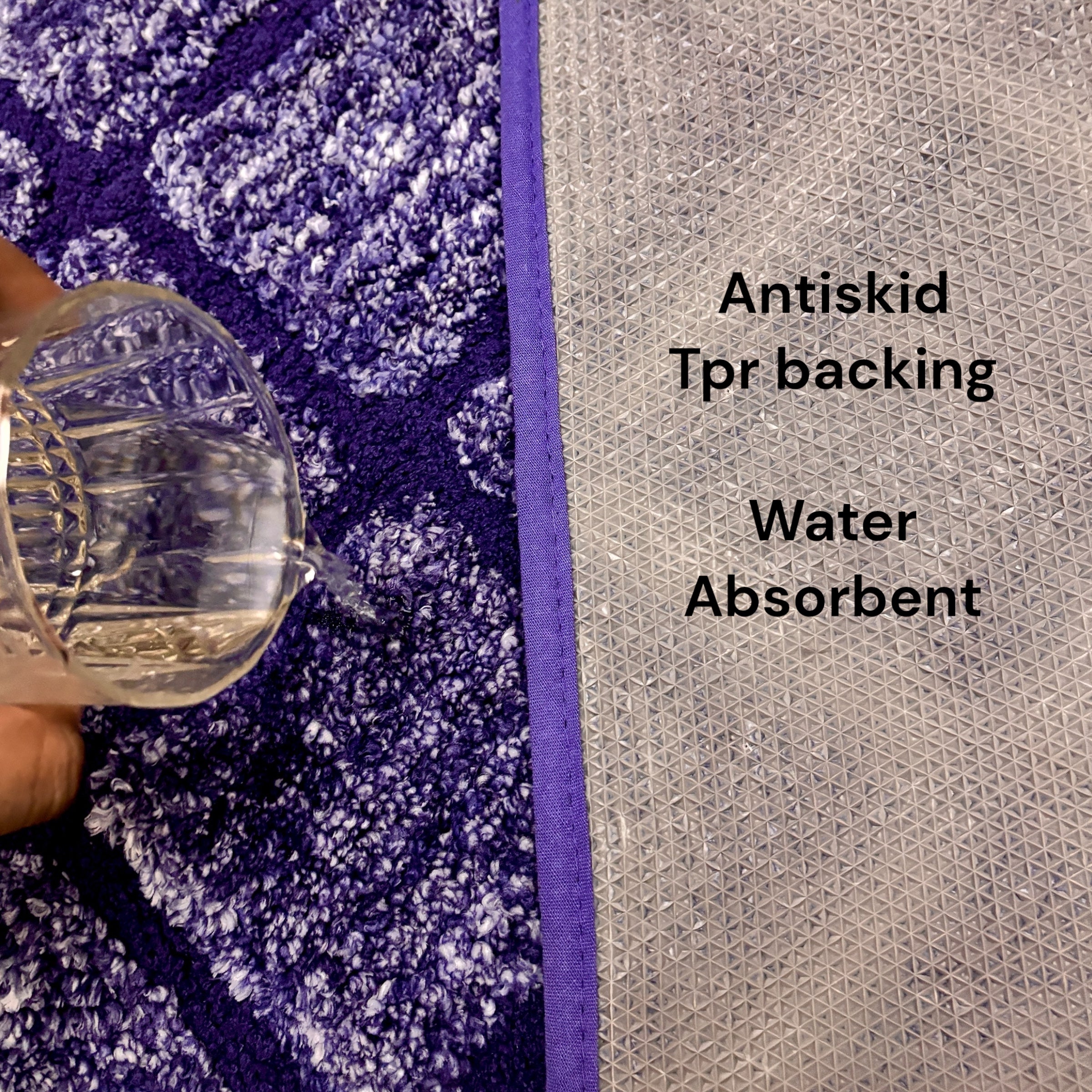 Microbliss Microfiber Bathmat set of 2 pcs (16"x24")