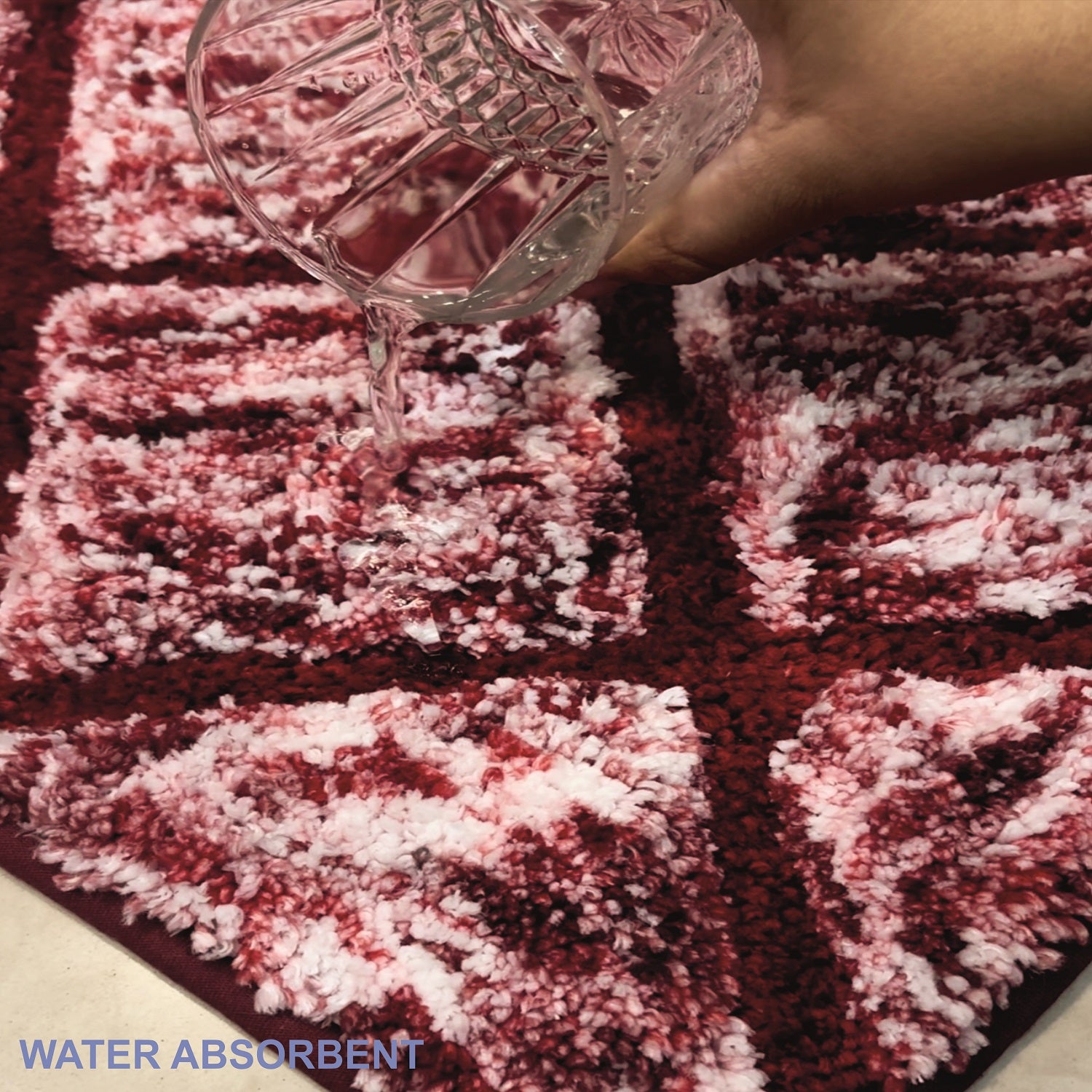 water absorbent bathmat